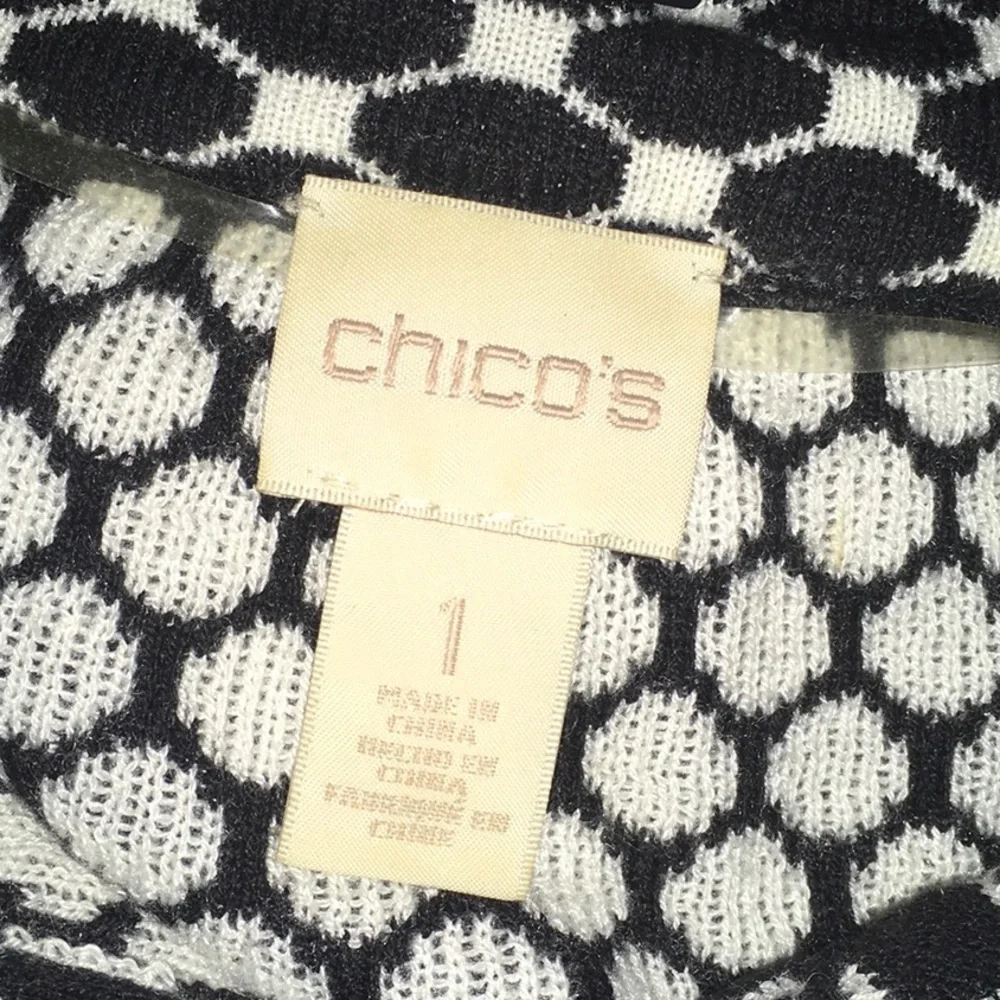 Chico’s Black and White Sweater - Picture 6 of 9